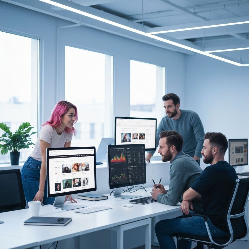 Pixel Pulse Digital Creator team collaborating on ecommerce projects